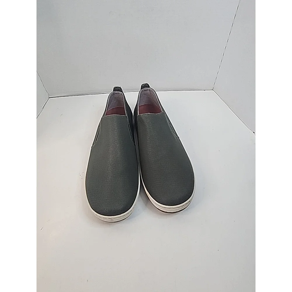 Mens Sz 12M‎ L.L. Bean Dark Sage Green Boat / Deck Shoes Casual Outdoors Fishing